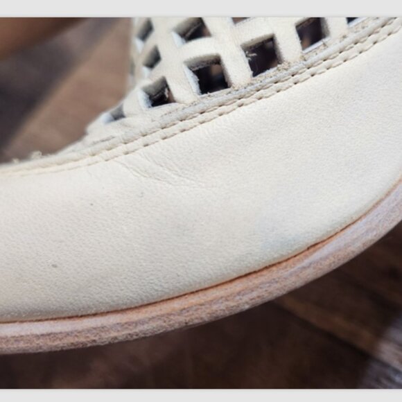 Freebird by Steven Lazor Leather Cutout Lattice Zip Ankle Booties - Picture 16 of 16